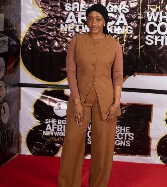A red carpet portrait from SheReign Africa